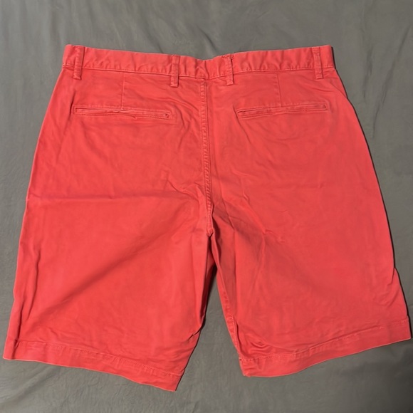 Red Khaki Shorts - Picture 2 of 3
